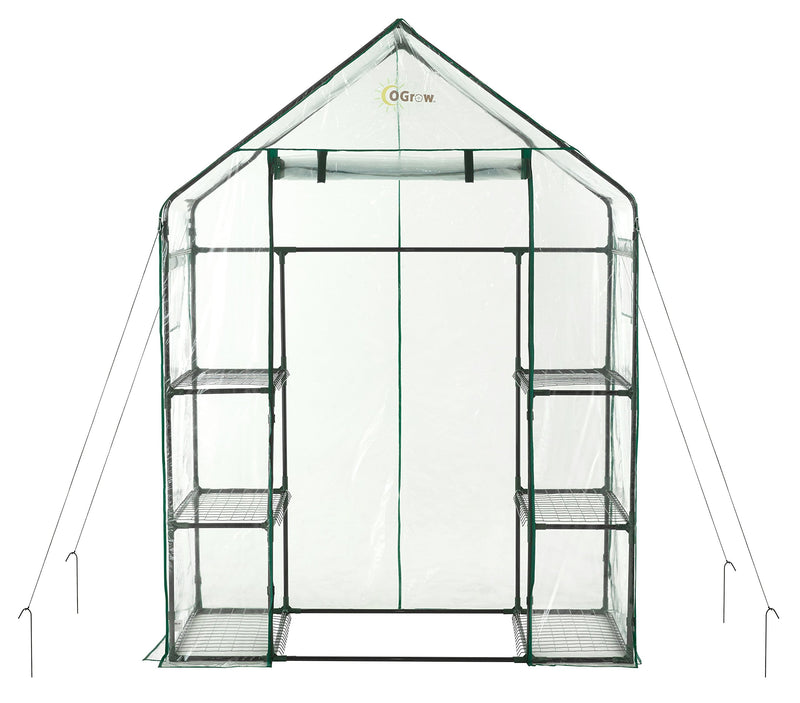 OGROW MACHRUS OGROW GREENHOUSE GREEN HOUSE SMALL GREENHOUSES OUTSIDE - GREEN - Like New