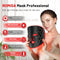ROMISA RED LIGHT THERAPY MASK FACE 8-1 COLORS LIGHT FACIAL XPRE-368 - BLACK - Like New