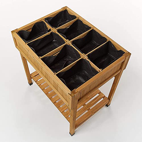 VEGTRUG HGMK6009N USA CUSTOM HERB PLANTER, NATURAL - Like New