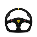 MOMO-MOTORSPORT-MOD-30-W-BUTTONS-SUEDE-RACE-STEERING-WHEEL-BLACK - BLACK - Like New