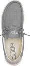 110063224 Hey Dude Men's Wally Chambray Frost Grey 10 Like New