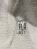 GENERIC ZIP UP JACKET SWEATER WITH FUZZY INTERIOR - SIZE: MEN MEDIUM - WHITE - Like New
