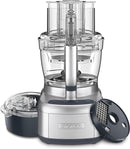 Cuisinart Elemental Food Processor 13-CUP 4.5 CUP WORK BOWLS FP-13DFR - Silver - Like New