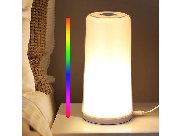Albrillo Table Lamp - Touch Sensor Bedside Lamp, Dimmable Warm White Touch Lamp