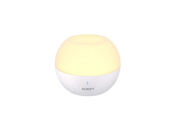 AUKEY Night Light, Touch Rechargeable Bedside Lamp LED RGB Color - Changing