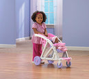 AMERICAN PLASTIC TOYS SHOP WITH ME DOLL STROLLER WITH SHOPPING CART - PINK - Brand New