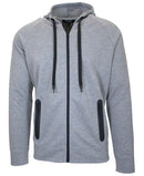 BLU ROCK MEN'S TECH FLEECE HOODIE AND JOGGER SWEATPANTS - SIZE: S - HEATHER GRAY - Brand New