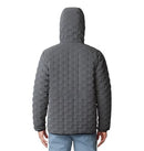 MOUNTAIN HARDWEAR MEN'S STRETCHDOWN LIGHT FULL ZIP HOODY - SIZE MEN L - GRAY - Like New