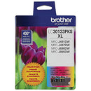 Brother High-Yield Color Printer Ink Cartridges LC3013 3-Pack - Brand New