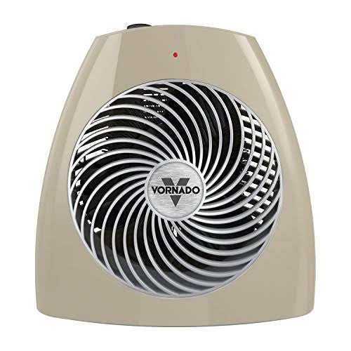 Vornado MVH Vortex Quiet Climate Control Circulation Whole Room Space Heater Tan Like New