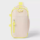 SUN SQUAD 6 CANS/4.5QT SOFT SIDED COOLER - BEIGE / YELLOW - Scratch & Dent
