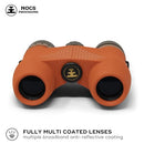 NOCS PROVISIONS STANDARD ISSUE 8X25 WATERPROOF BINOCULARS - POPPY ORANGE II - Like New