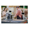 DEFLECTO COUNTER TOP BARRIER WITH FULL SHIELD, ACRYLIC, 2 UNITS/CARTON, CLEAR - Brand New