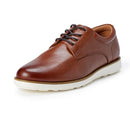 AEMN14342F25 AMAZON Essentials Men's Casual Derby Dress Shoes Tan Size 9.5 - Brand New