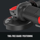 CRAFTSMAN ANGLE GRINDER SMALL 4-1/2-INCH 7.5-AMP CORDED CMEG200 - RED/BLACK - Like New