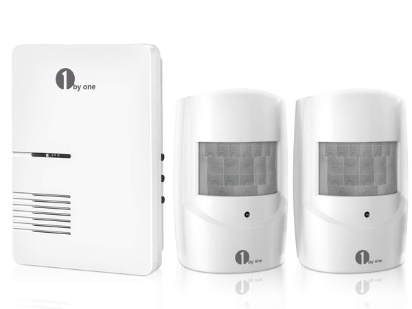 1BYONE DRIVEWAY ALARM HOME SECURITY ALERT REALTIME 36 MELODIES WHITE - Like New