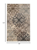 Superior Indoor Area Rug, Jute Backed, Perfect for Entryway, 8' x 10' size - Like New
