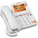 AT&T Corded Phone Digital Answering Caller ID Large Tilt Display CL4940 - WHITE - Like New