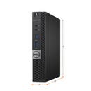 Dell OptiPlex 3046 MFF i5-6500T 8GB 256GB SSD Integrated Windows 10 Pro - Black Like New