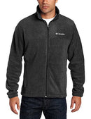 Columbia Mens Granite Mountain Full Zip Fleece Jacket Size LT - Charcoal Heather - Brand New
