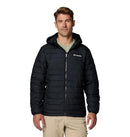 COLUMBIA MEN'S POWDER LITE II HOODED JACKET - SIZE MEN 1X - BLACK - Brand New