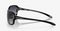 Oakley Women's Oo9301 Cohort Rectangular Sunglasses with grey lens black frame - Like New