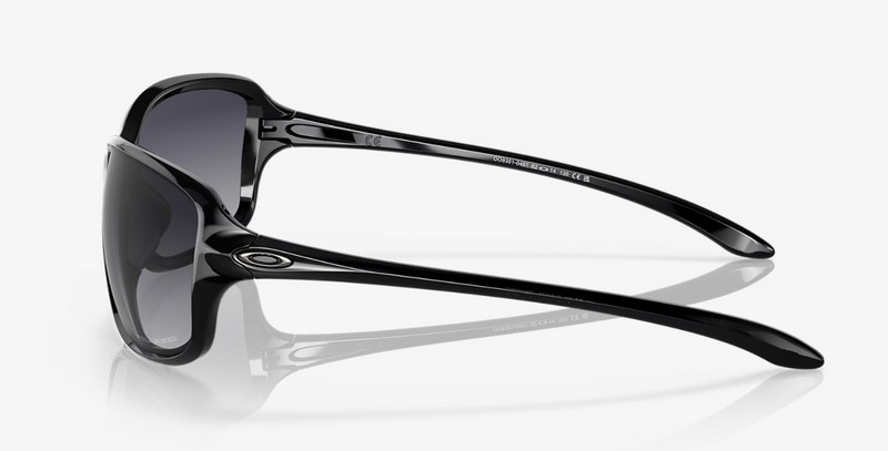 Oakley Women's Oo9301 Cohort Rectangular Sunglasses with grey lens black frame - Like New