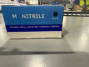 GENERIC NITRILE EXAMINATION GLOVES POWDER FREE 100 COUNT - SIZE: MEDIUM. - BLACK - Brand New