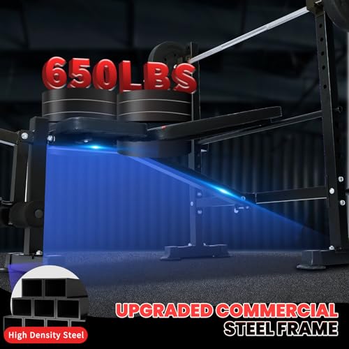 Foldable Weight Bench Set for Home Gym, Incline Decline Bench - Scratch & Dent