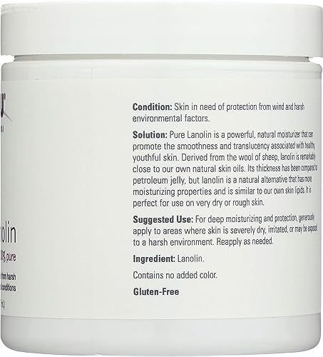 NOW FOODS SOLUTIONS LANOLIN PURE 7-OUNCE - Brand New