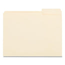 UNIVERSAL TOP TAB FILE FOLDERS 1/3-CUT TABS UNV12123 - MANILA - Like New