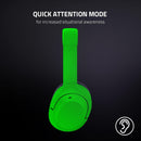 Razer Opus X Wireless Low Latency Active Noise Cancellation Gaming Headset Green Like New