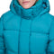 LW3RP696 LEVI'S WOMEN'S SELMA HOODED PUFFER JACKET OCEAN BLUE SIZE M - Brand New