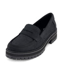 10021344 TOMS WOMEN'S CARA LOAFER SIZE 7.5 BLACK METALLIC LEATHER - Brand New