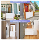 Retractable Baby Gate OTTOLIVES Mesh Safety Gate, Extra Wide 34" Tall (White) - Brand New