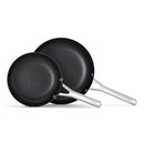 Calphalon Hard-Anodized Nonstick 8" and 10" Frying Pan Set, 2205426 - BLACK Like New