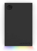 Seagate FireCuda Gaming 2TB External USB 3.2 Hard Drive RGB LED Lighting Black - Brand New
