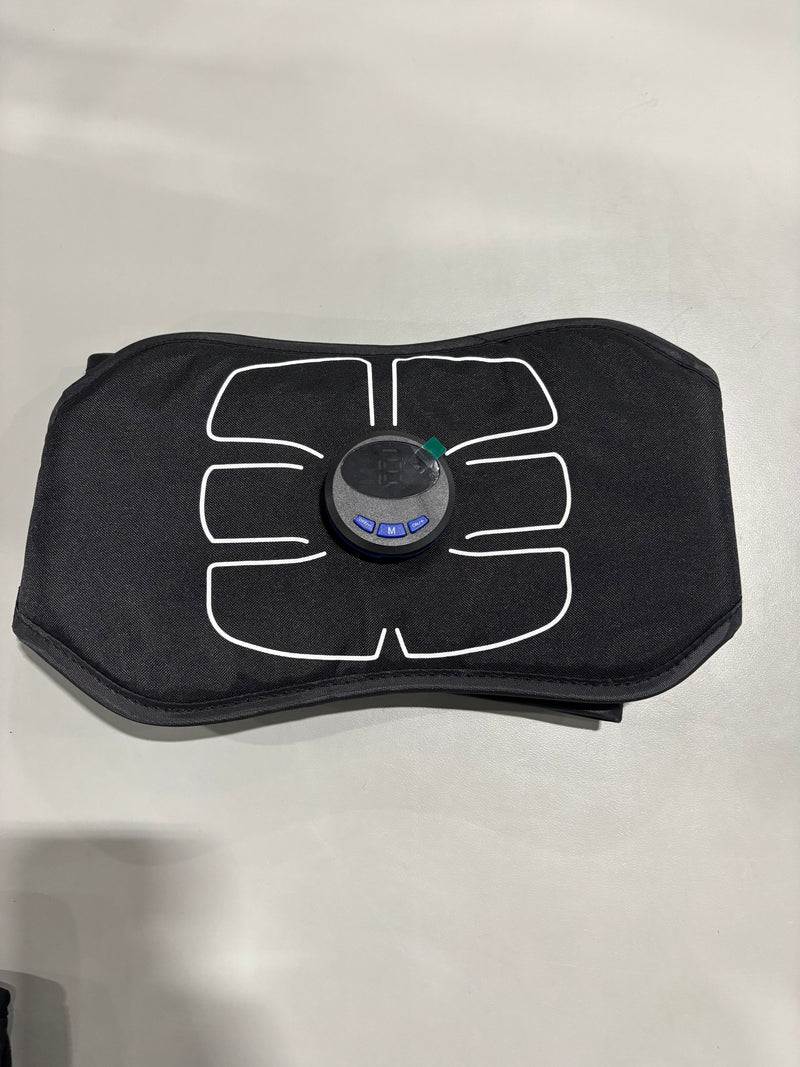 ELECTRONIC MUSCLE STIMULATOR ABS STIMULATOR MUSCLE TONER - BLACK/BLUE - Brand New