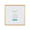 BOWENTURBO SQUARE METAL PICTURE FRAME FOR WALL TABLE TOP THIN EDGE (6X6) - GOLD - Brand New
