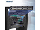 TRENDnet TC-P24C6 24-Port Cat  6 Rack Mount Patch Panel