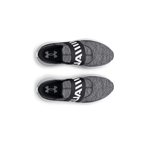 3026507 Under Armour Women's Surge 3 Slip On Black/Black/White Size 11 Like New