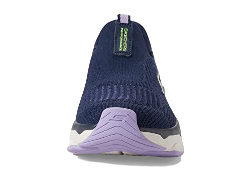 Skechers Max Cushioning Elite-Smooth Transition Women's , Size 8, Navy/Lavender Like New