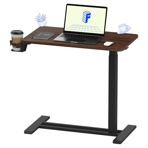 FLEXISPOT Medical Adjustable Overbed Bedside Table with Wheels Standing Desk Like New