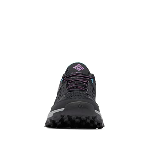 COLUMBIA WOMEN'S HATANA BREATHE - BLACK/DARK LAVENDER - SIZE 8 - Like New