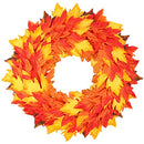 Acmind Fall Wreath for Front Door Outside 26" Autumn Front Door Maple Leaves - Brand New