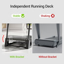 UMAY FITNESS TREADMILL WITH 20-LEVEL 20% INCLINE, 4.0HP QUIET, 8.0 MPH - BLACK - Like New