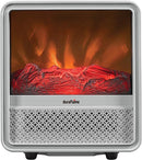 Duraflame Portable Electric Personal Cube Space Heater - Vapor Gray - Like New