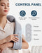 NEKTECK BACK MASSAGER WITH SOOTHING HEAT - PALE GRAY - Like New