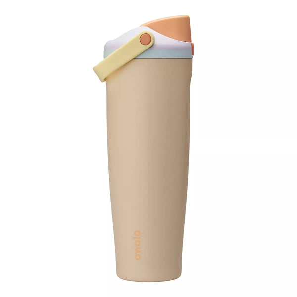 OWALA 40OZ FREESIP SWAY STAINLESS STEEL WATER BOTTLE - SANDY - Scratch & Dent