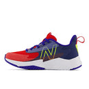NEW BALANCE KIDS RAVE RUN V2 - NEO FLAME/LEMONADE/MOON SHADOW - SIZE 7 BIG KID - Like New